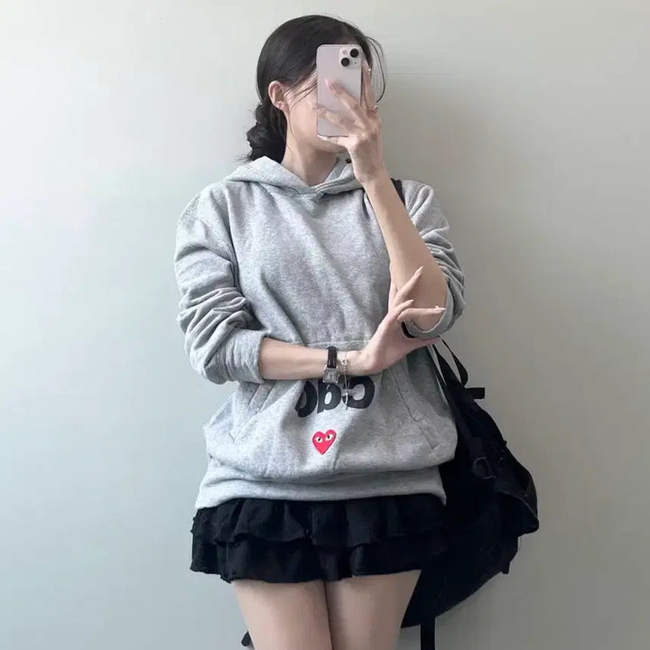 [BUNJANG] Comme des Garçons Grey Hoodie / 꼼데가르송 후드티