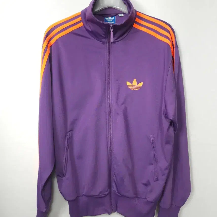 [BUNJANG] Vintage Adidas Purple Track Top Jersey XL / 빈티지 아디다스 퍼플 트랙탑 져지 105 XL