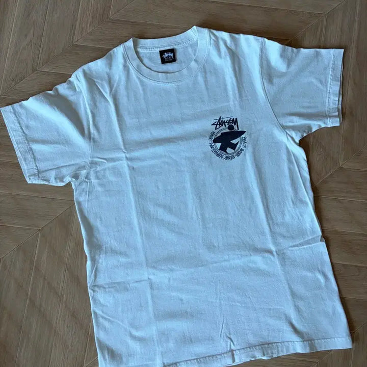 [BUNJANG] Stussy Beach Roots Pigment Dyed T-Shirt Natural M / 스투시 비치 피그먼트 M 반팔