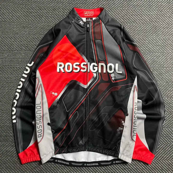 [BUNJANG] Rossignol Big Logo Cycling Track Top Jersey / Rossignol 빅로고 사이클링 트랙탑 져지o 5464