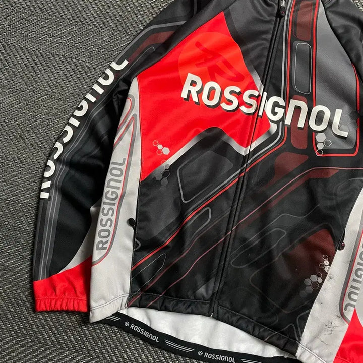 [BUNJANG] Rossignol Big Logo Cycling Track Top Jersey / Rossignol 빅로고 사이클링 트랙탑 져지o 5464