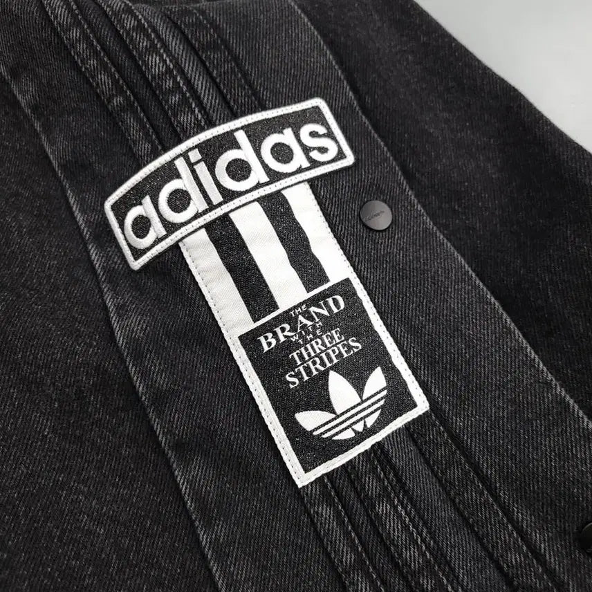 [BUNJANG] Adidas Adibreak Black Denim Pants / 에이블리교신 아디다스 아디브레이크 블랙 데님 팬츠
