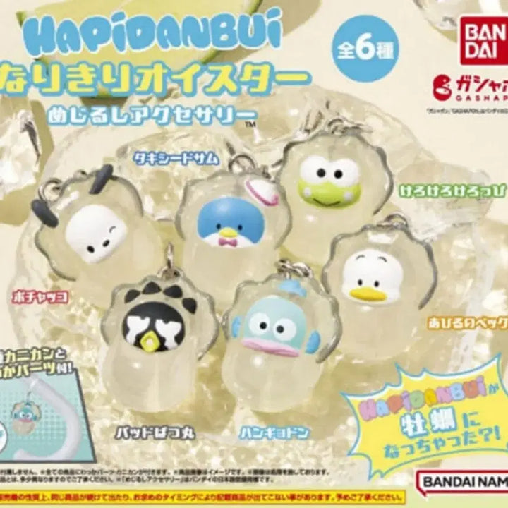 [BUNJANG] Bandai Happy Danbi Oyster Keyring Hangyodong / 반다이 하피단부이 오이스터 키링 가챠 한교동