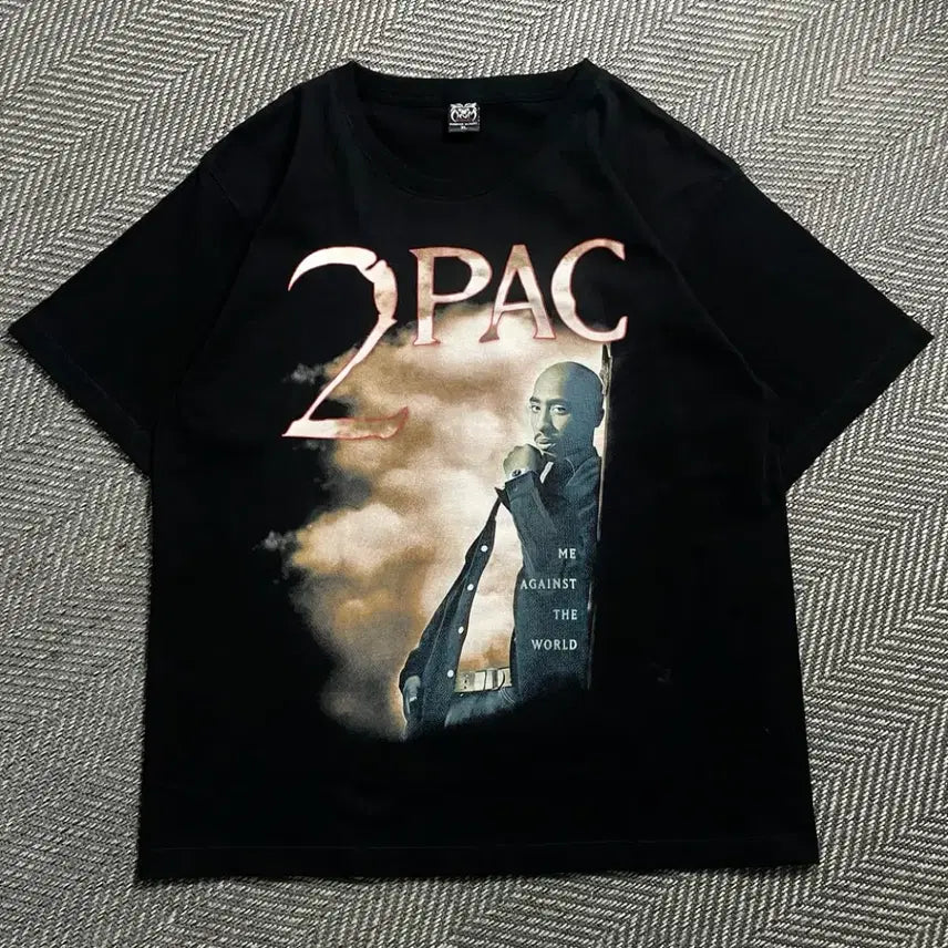 [BUNJANG] Vintage 2Pac Hip Hop Printing T-Shirt XL / 빈티지 투팍 힙합 프린팅 티셔츠o 5465