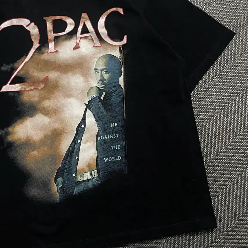 [BUNJANG] Vintage 2Pac Hip Hop Printing T-Shirt XL / 빈티지 투팍 힙합 프린팅 티셔츠o 5465