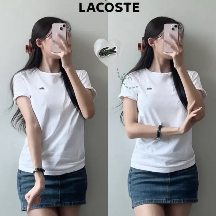 [BUNJANG] Lacoste Short Sleeve T-Shirt / 라코스테 반팔 티셔츠