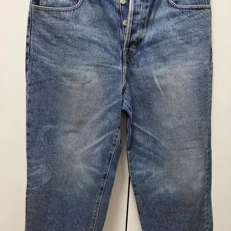[BUNJANG] Solid Homme 22S Mid-Wash Wide Fit Jeans Size 50 / 솔리드옴므 22s 중청 와이드핏 청바지 50(86)사이즈 상태좋음 판매