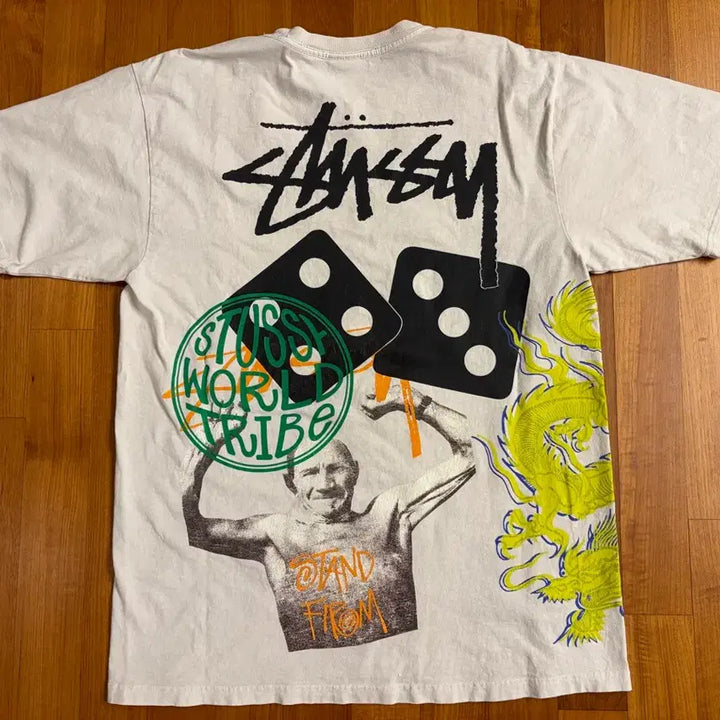 [BUNJANG] Stussy World Tribe T-Shirt Size M / 스투시 월드 트라이브 반팔 M