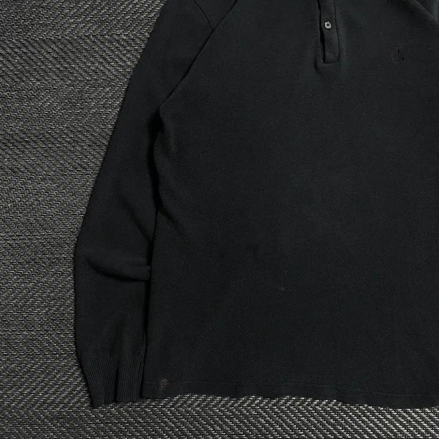 [BUNJANG] Beanpole Embroidered Logo Boxy Fit Long Sleeve T-Shirt Gray Size 115 / 빈폴 자수 로고 그레이 박시핏 롱슬리브o 5467