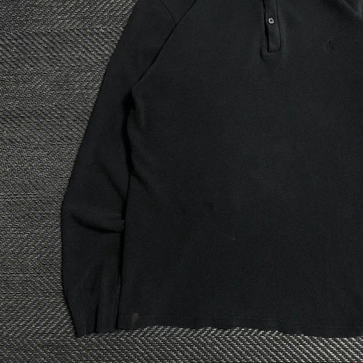 [BUNJANG] Beanpole Embroidered Logo Boxy Fit Long Sleeve T-Shirt Gray Size 115 / 빈폴 자수 로고 그레이 박시핏 롱슬리브o 5467