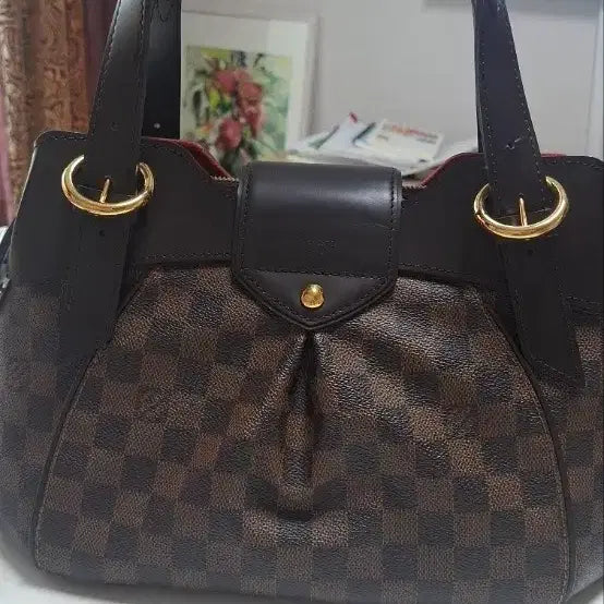 [BUNJANG] Louis Vuitton Damier Sistina PM Shoulder Bag / 루이비통 다미에 시스티나 PM 숄더백