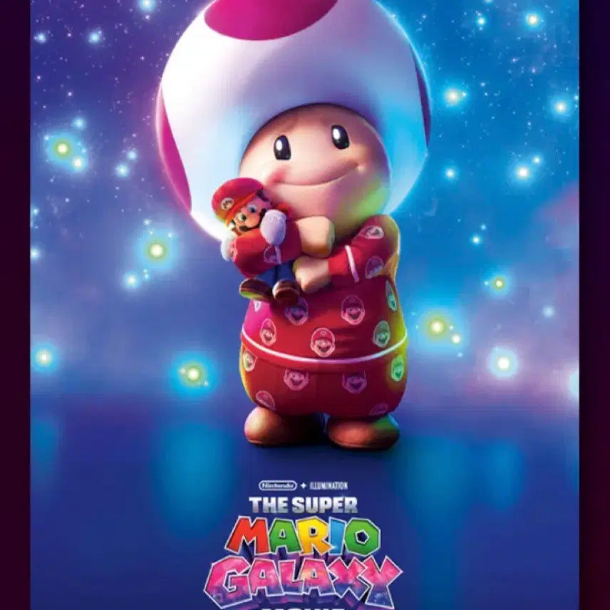 [BUNJANG] Super Mario Galaxy Dolby Cinema Exclusive Poster / [슈퍼마리오 갤럭시] 2주차 돌비 포스터