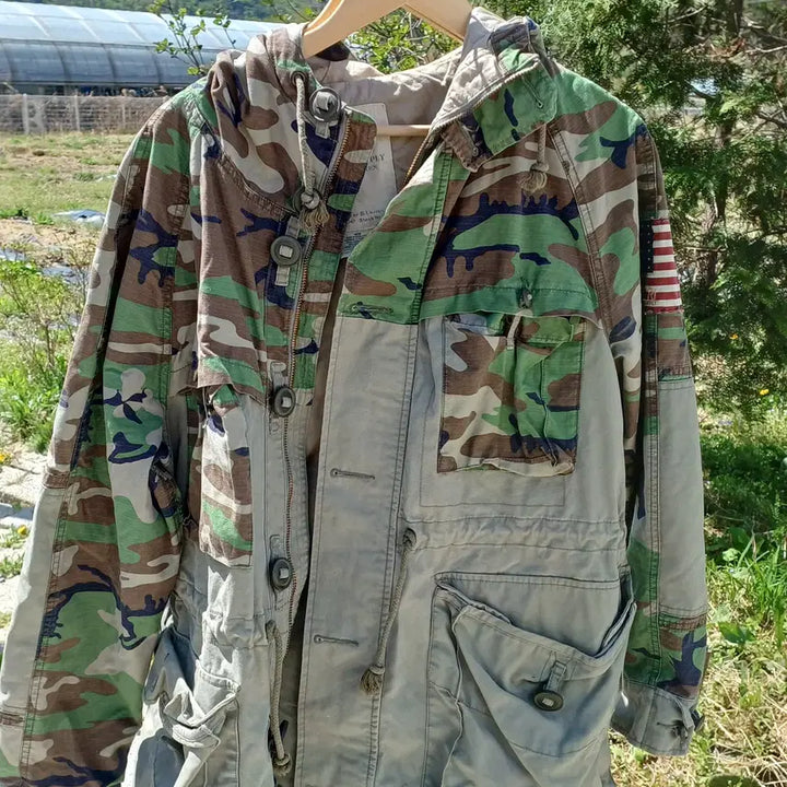 [BUNJANG] Polo Ralph Lauren Denim &amp; Supply Mixed Military Jacket (Men&