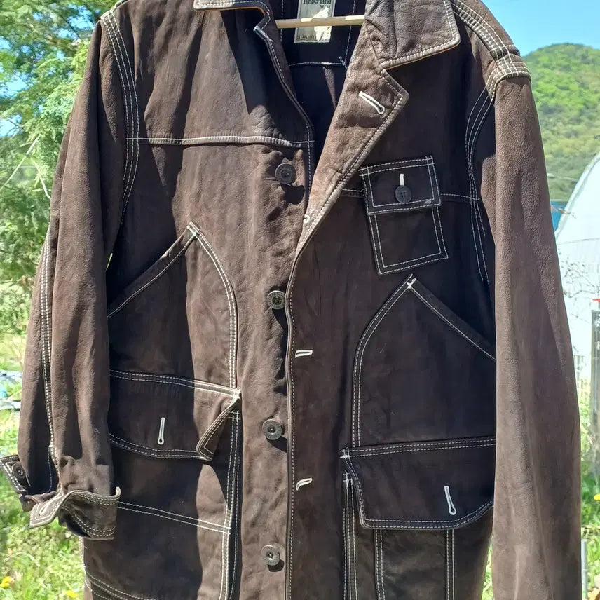 [BUNJANG] Timberland Deep Brown Nubuck Work Chore Jacket (Men&