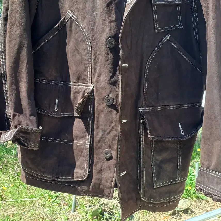 [BUNJANG] Timberland Deep Brown Nubuck Work Chore Jacket (Men&