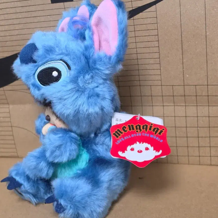 [BUNJANG] Monchhichi Stitch Costume Plush / 몬치치 스티치 인형