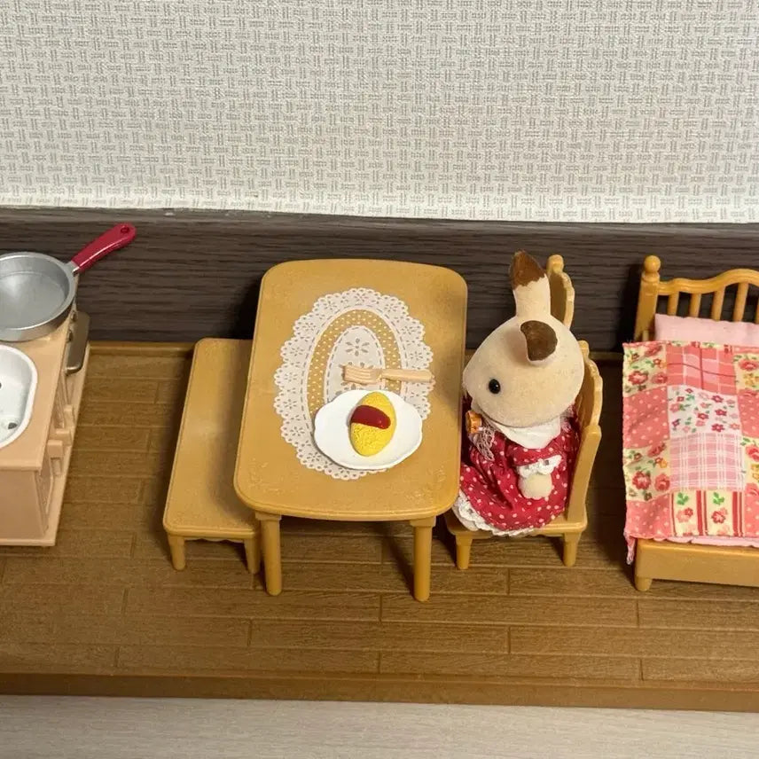 [BUNJANG] Sylvanian Families Chocolate Rabbit 2-Story House Bundle Set / (오늘만 할인)실바니안 초콜릿 토끼 2층집 일괄