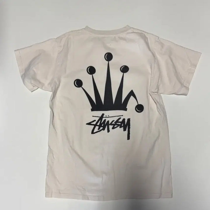 [BUNJANG] Stussy Crown Half Sleeve T-Shirt / 희귀!! 일본 스투시 크라운 왕관 반팔 티셔츠 S 공용