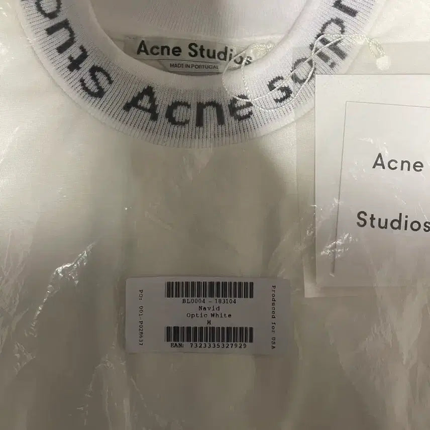 [BUNJANG] Acne Studios Navid Logo T-Shirt M / 아크네 스튜디오 나비드 로고 티셔츠 M새상품