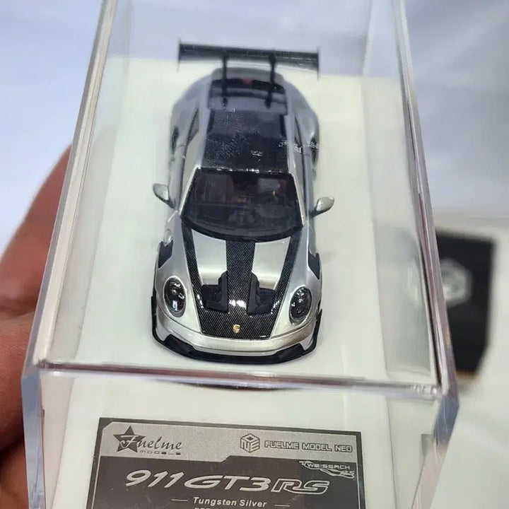 [BUNJANG] Fuelme Porsche 911 GT3 RS Tungsten Silver Limited Edition / Fuelme 포르쉐 911 GT3 RS 텅스텐 실버 (한정판)