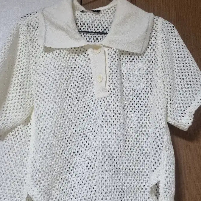 [BUNJANG] Sisley Daisy Collar Knit Top / 시슬리 데이지 카라니트탑