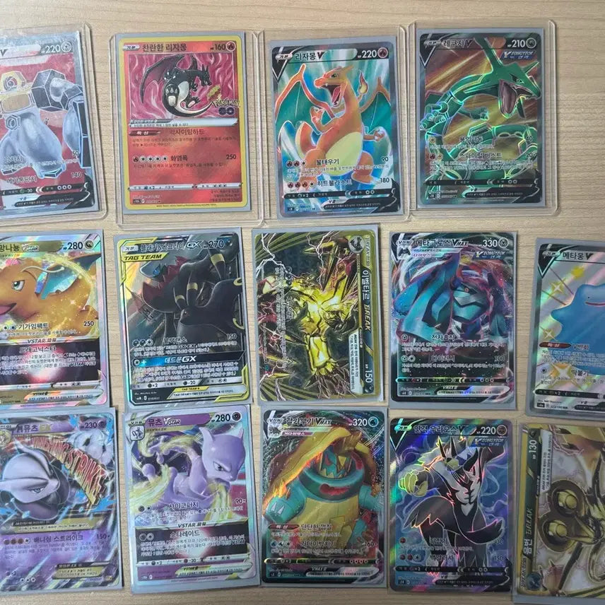 [BUNJANG] Pokémon Cards: Charizard SR, Rayquaza SR, VSTAR, VMAX / 리자몽 sr,레쿠쟈 sr,각종 sr,vstar,vmax 제시에 판매합니다