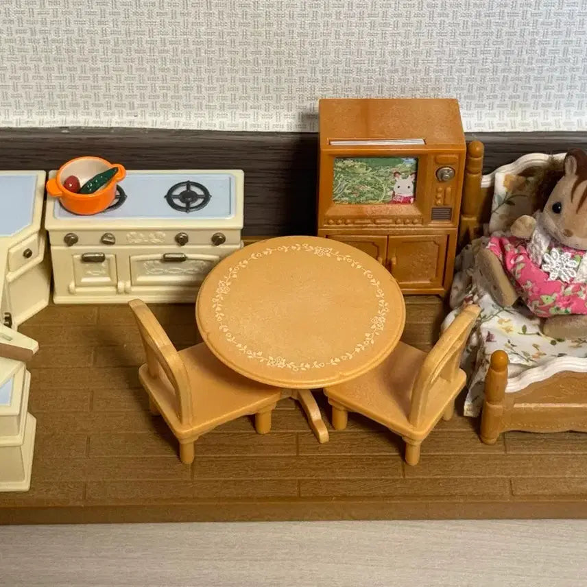 [BUNJANG] Sylvanian Families Kitchen and Bathroom Set Bundle / (오늘만 할인)실바니안 주방,화장실 세트 일괄