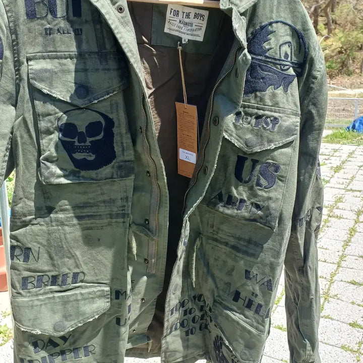 [BUNJANG] THE MADNESS M-65 Stitch Work Military Jacket Khaki (Men&