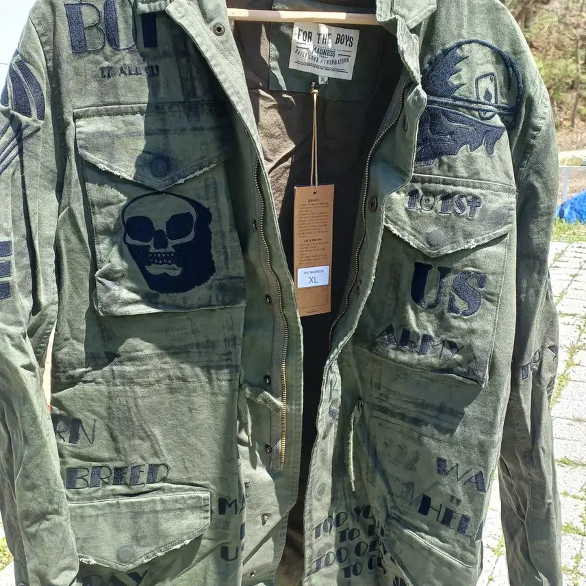 [BUNJANG] THE MADNESS M-65 Stitch Work Military Jacket Khaki (Men&