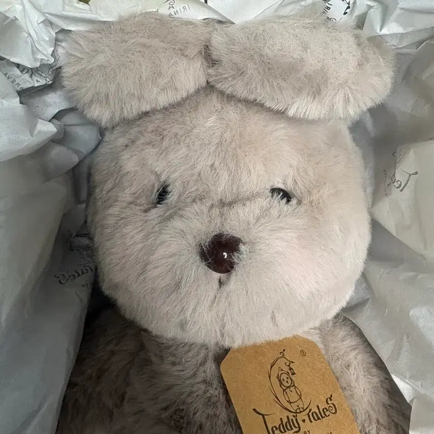 [BUNJANG] Teddy Tales Lena Bunny Latte M Size (New/Unsealed) / (새상품/단순개봉) 테디테일즈 레나버니 라떼 M사이즈 팝니다.