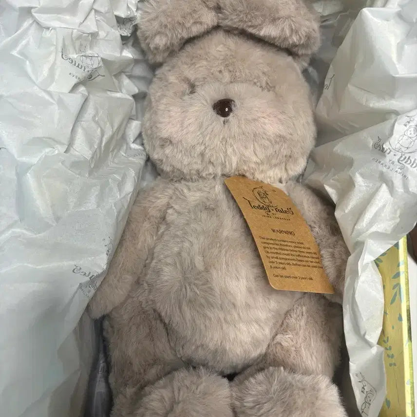 [BUNJANG] Teddy Tales Lena Bunny Latte M Size (New/Unsealed) / (새상품/단순개봉) 테디테일즈 레나버니 라떼 M사이즈 팝니다.