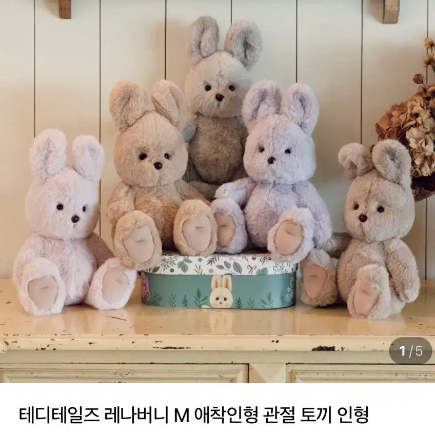 [BUNJANG] Teddy Tales Lena Bunny Latte M Size (New/Unsealed) / (새상품/단순개봉) 테디테일즈 레나버니 라떼 M사이즈 팝니다.