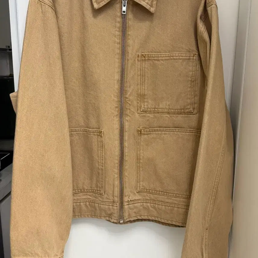 [BUNJANG] Stussy Denim Work Jacket Sand / ( L ) 스투시 데님 워크자켓 샌드