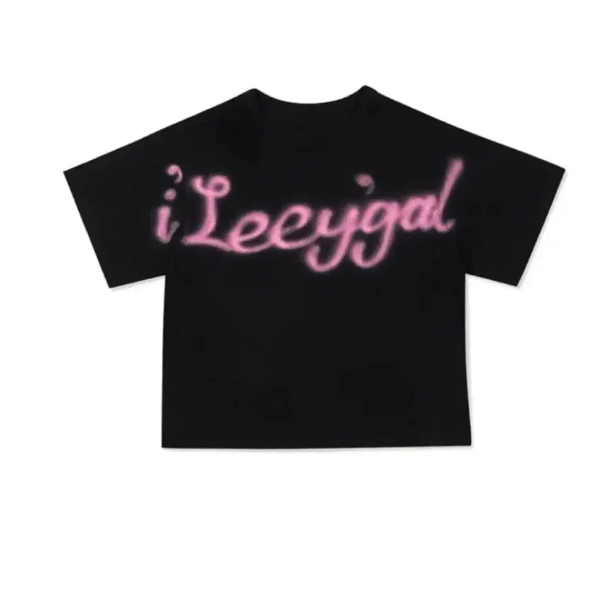 [BUNJANG] Leey Spray Cropped T-Shirt / Leey 크롭 반팔티 SPRAY CROPPED T-SHIRT