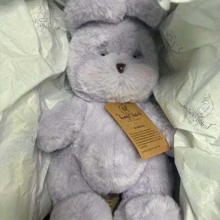 [BUNJANG] Teddy Tales Lena Bunny Lavender M Size / (새상품) 테디테일즈 레나버니 라벤더 M 사이즈 팝니다.