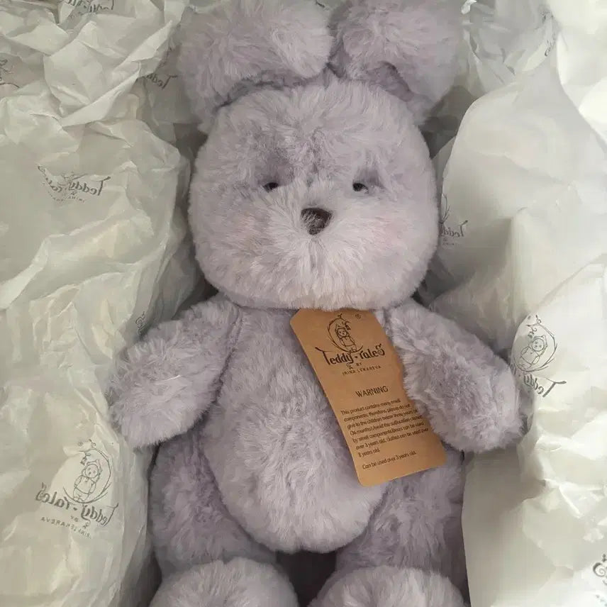[BUNJANG] Teddy Tales Lena Bunny Lavender M Size / (새상품) 테디테일즈 레나버니 라벤더 M 사이즈 팝니다.