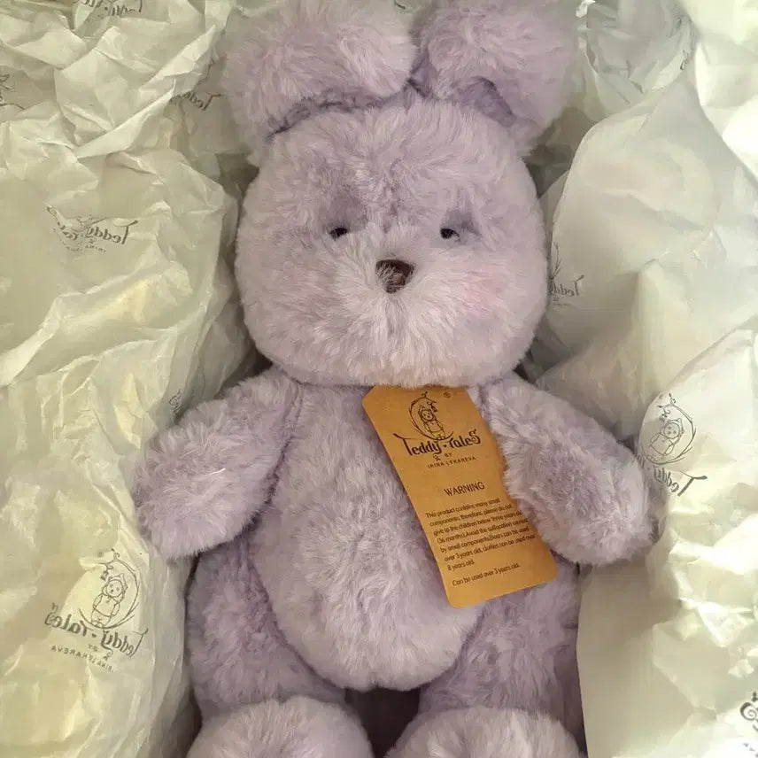 [BUNJANG] Teddy Tales Lena Bunny Lavender M Size / (새상품) 테디테일즈 레나버니 라벤더 M 사이즈 팝니다.
