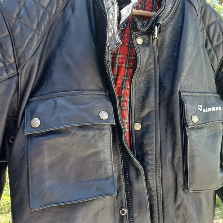 [BUNJANG] Harro Diamond Padded Rider Jacket Black (Men&