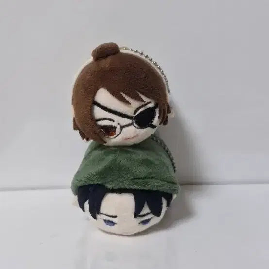 [BUNJANG] Attack on Titan Levi &amp; Hange Mochi-masu Plush Bundle Set / 일괄)진격의거인 리바이 한지 모찌마스 누이 립한 리바한지