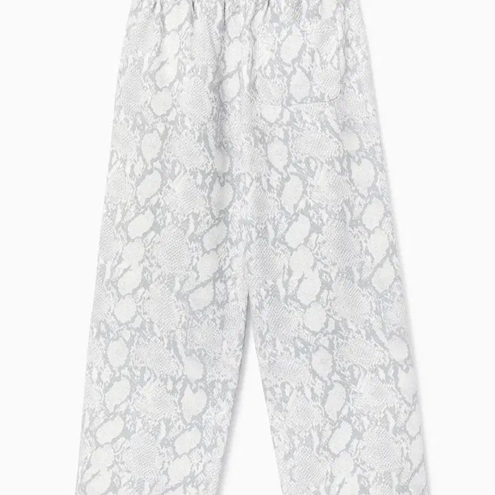 [BUNJANG] S/E/O Seoul Python Side-Trim Sweatpants White Size 2 / S/E/O 에스이오 파이톤 스웻팬츠 2