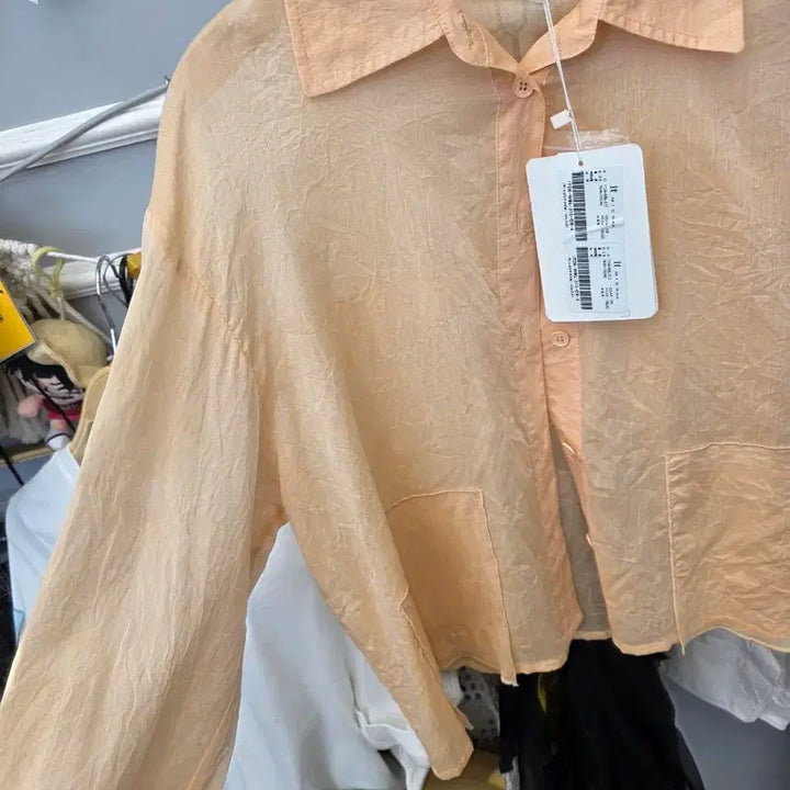 [BUNJANG] It Michaa Sheer Shirt Size 44 / 새상품)잇미샤 시스루 셔츠 44