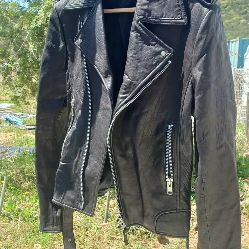 [BUNJANG] Slim Single Rider Jacket Sheepskin (Men&