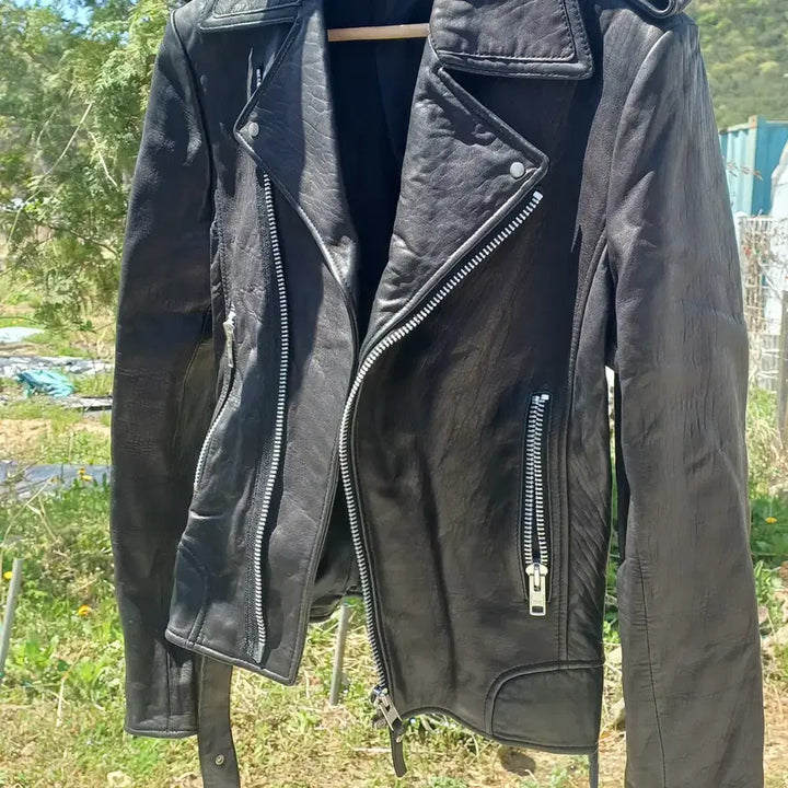 [BUNJANG] Slim Single Rider Jacket Sheepskin (Men&