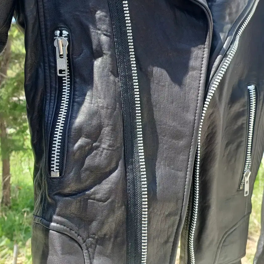 [BUNJANG] Slim Single Rider Jacket Sheepskin (Men&