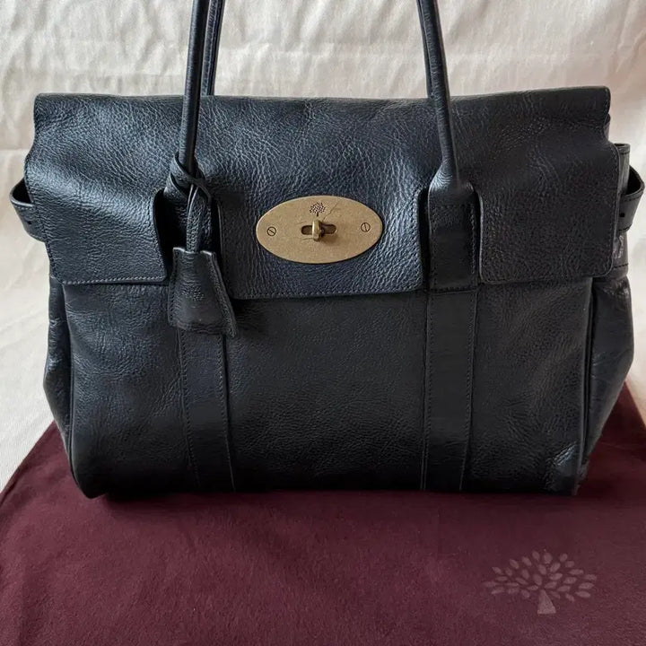 [BUNJANG] Mulberry Bayswater Classic Tote Bag Black Leather / 멀버리 베이스워터 클래식 토트백 블랙