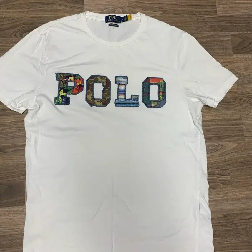 [BUNJANG] Polo Ralph Lauren Logo T-Shirt, White, Size M / 폴로 랄프로렌 로고 티셔츠,M,화이트