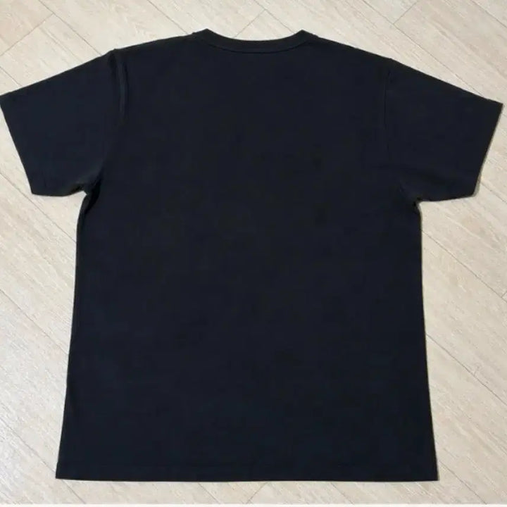 [BUNJANG] Maison Kitsuné Double Fox Head Embroidered T-Shirt (Anthracite, L) / 메종키츠네 더블 폭스 블랙 반팔 앤트러사이트