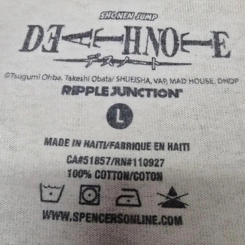 [BUNJANG] Death Note L Official T-Shirt / [L]데스노트 티셔츠 오피셜 -234