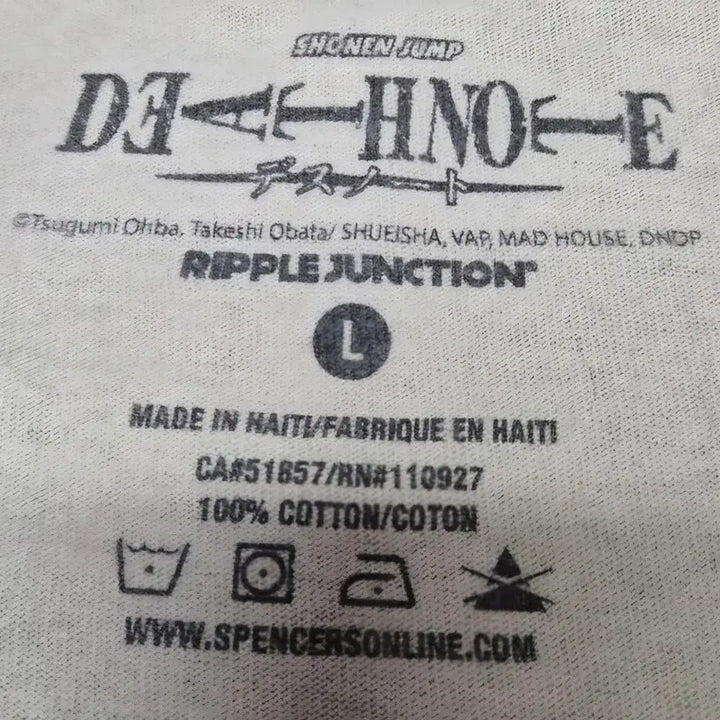 [BUNJANG] Death Note L Official T-Shirt / [L]데스노트 티셔츠 오피셜 -234