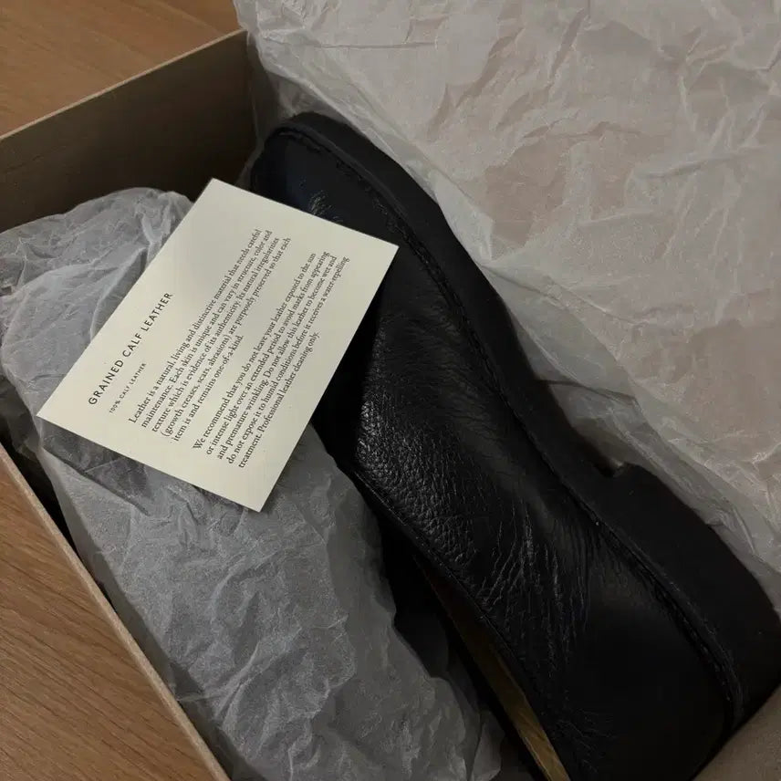 [BUNJANG] Lemaire Piped Slippers Black / 르메르 로퍼 Lemaire Piped Slippers Black
